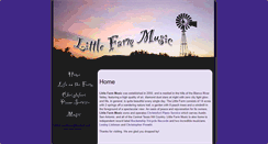 Desktop Screenshot of littlefarmmusic.com